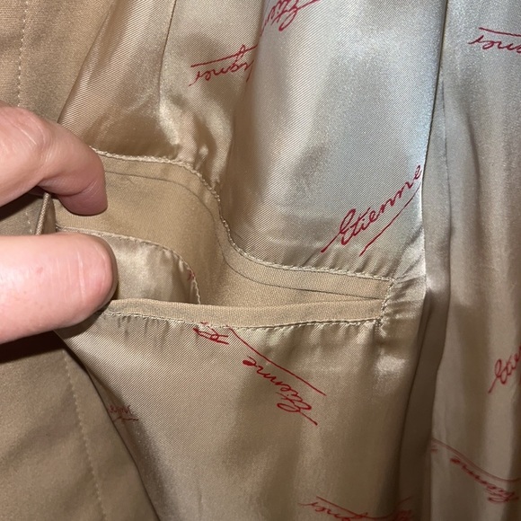 Vintage Etienne Aigner Trench Coat - Picture 8 of 12